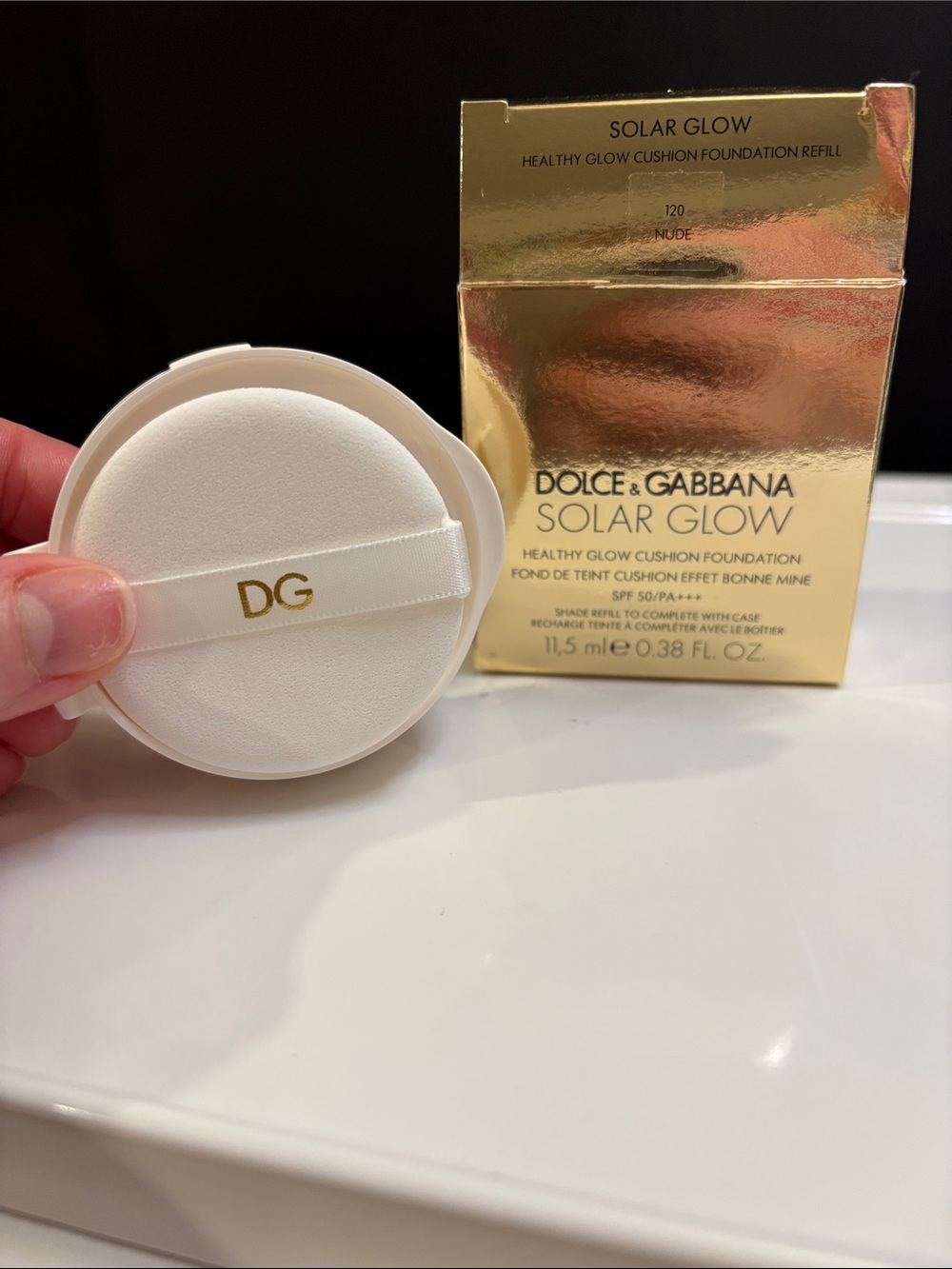 Dolce & Gabbana Solar Glow Cushion Foundation Refill - 120 Nude